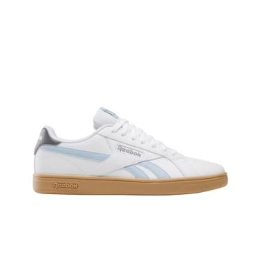 Imagem de Reebok Tênis unissex adulto Court Retro, Branco/Y2k Azul/Goma, 35/36 BR