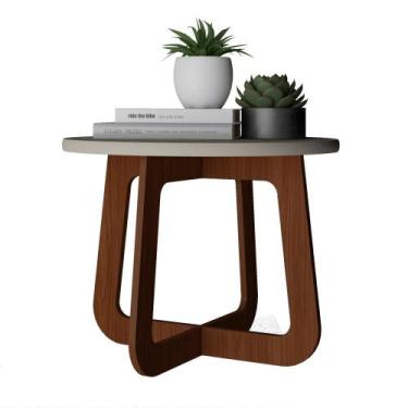 Imagem de Mesa De Centro 59 cm Jasmin Artely, Cedro/Off White