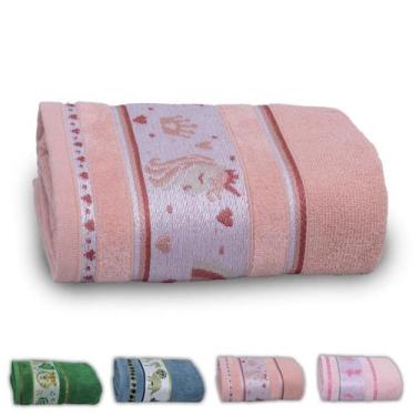 Imagem de Toalha de Banho Infantil Kids Grande Grossa Algodão Ultra Macio - Appe