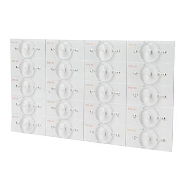 Imagem de 100pcs Smd Lâmpada Miçangas 3V Tiras de Led de Luz de Fundo TV Lente óptica Flitro