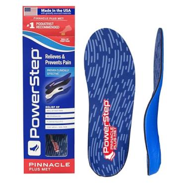 Imagem de PowerStep Pinnacle Plus Bola de Órteses para Alívio da Dor nos Pés – Inserções de Sapato para Metatarsalgia, Suporte de Arco e Alívio da Dor do Neuroma de Morton – Palmilhas de Sapato com Metatarso,