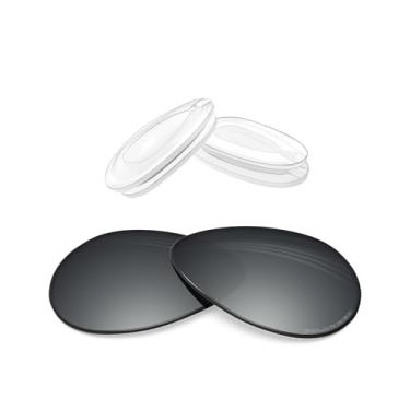 Imagem de Lentes de substituição polarizadas BlazerBuck para Oakley Crosshair 2012 OO4060, Silver Chrome Polarized, 0
