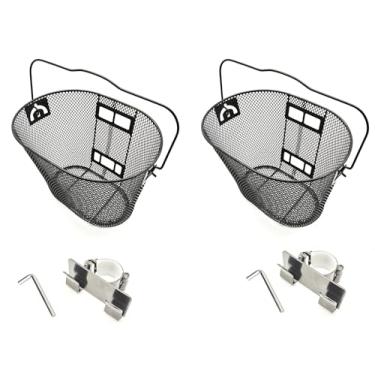 Imagem de ForconMed Peças Para Cesta, Andador De Joelho E Scooter Com Alça Conveniente, Frontal Elétrica - Compatível A Maioria Dos Andadores, Scooters Mobilidade, Gancho. (2 Unidades, Preto)