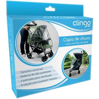 Imagem de Capa De Chuva Para Carrinho De Bebê - Clingo