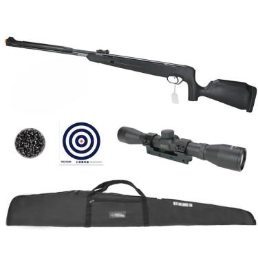 Imagem de Carabina De Pressão Naja 2.0 Nitro 4,5mm Cano Fixo Kit