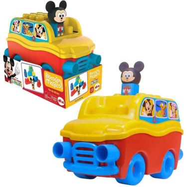 Imagem de Brinquedo Blocos Magicos Van Do Mickey Disney 1321 - Elka
