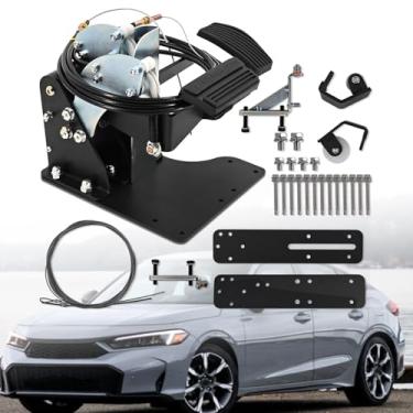 Imagem de XuanBird Instrutores do lado do passageiro pedal universal de gás e freio de controle duplo pedal de gás para carro apto para motorista veículo de treinamento transportadora postal estudante motorista