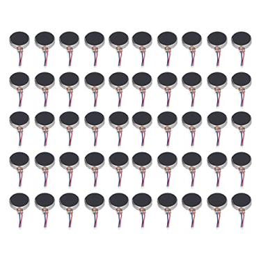 Imagem de QANYEGN Motores de vibração, motor de vibração do tipo de botão plano, motor micro vibratório de baixo ruído para comprimido móvel para celular pager