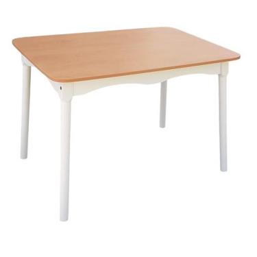 Imagem de Mesa de Jantar Colonial Brisa Mesa 110X80 cm, Em Madeira Rustico Tampo