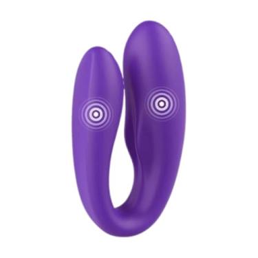 Imagem de Vibrador Casal Com Controle Remoto 9 Nível De Vibração Brinquedo Sexual Casal Recarregável [ROXO]