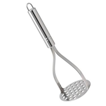 Imagem de Amassador e Espremedor de Batatas e Legumes, Ideal Para Fazer Purês, Feijão, Escondidinhos e Papinhas de Bebês, Material em Aço Inox 26 cm
