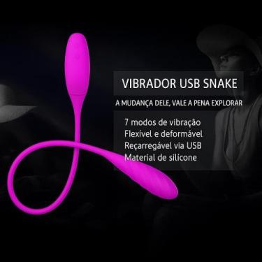 Imagem de Snaky Vibe Vibrador com Duas Pontas Dois Motores Pretty love - S HANDE