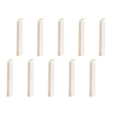 Imagem de Organizador Fecha Saco Grande 10 Unidades Branco Metaltru