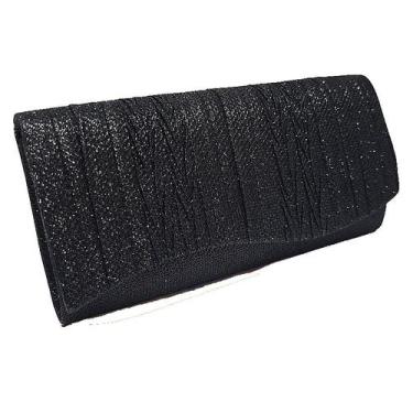 Imagem de Bolsa Clutch Feminina Glitter Luxo Ideal para Casamento e Formatura - 