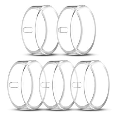 Imagem de ZOOROO Pacote com 5 capas compatíveis com Oura Ring Gen 4/Oura Ring Gen 3 Horizon/Heritage, Surport Charging com capa, protetor de TPU antiarranhões para acessórios Oura Rings mulheres e homens