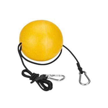 Imagem de Boia Flutuante | Bóia Aquática | Marcador Alta Visibilidade Com Corda e Mosquetão Para Caiaque Barco Canoa Cais Marinha Rastro Caranguejo