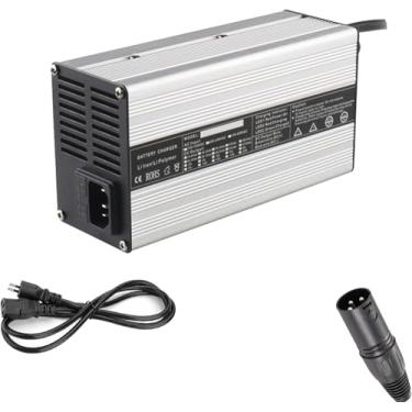 Imagem de Carregador De Bateria 36v 10a Carregador De Bateria De Chumbo-ácido De 500 W Com Resfriamento E Clipes De Jacaré Com Múltiplas Funções De Proteção Para Carros, Cadeiras De Ro, Plug N