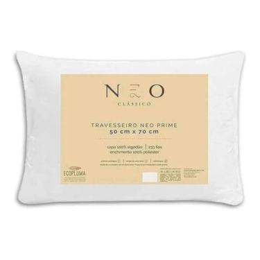 Imagem de Travesseiro Neo Prime Ecopluma Percal Algodão 233 Fios