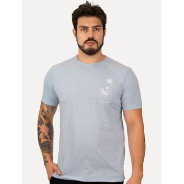 Imagem de Camiseta John John Masculina Regular Beach Chair Azul Claro Mescla, G