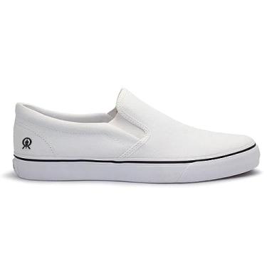Imagem de Tênis Rainha Slip On Unissex Iate Iii Casual Branco/branco Ra02390002 44