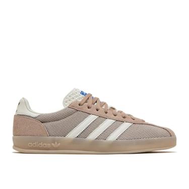 Imagem de adidas Tênis masculino Gazelle Indoor, marrom/amarelo choque/carvão, 38