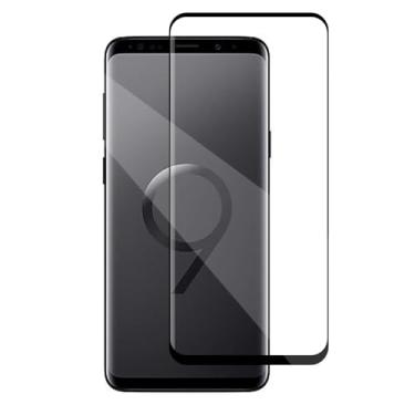 Imagem de Película de Vidro 9H Borda Curva Compatível ¨Samsung Galaxy S9 PLUS Proteção Anti-Impacto