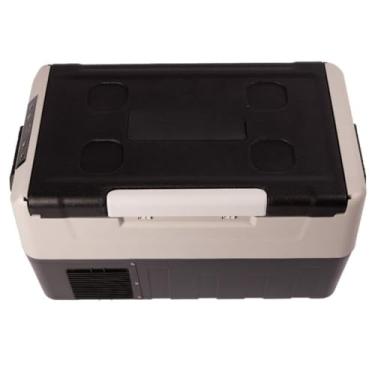 Imagem de Geladeira Portátil Quadrivolt 12/24/110/220V Resfriar 35 Litros Digital Caminhão Camping Trailer Van Pesca