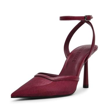 Imagem de Steve Madden Sapato feminino Alliance, Malha bordô, 35