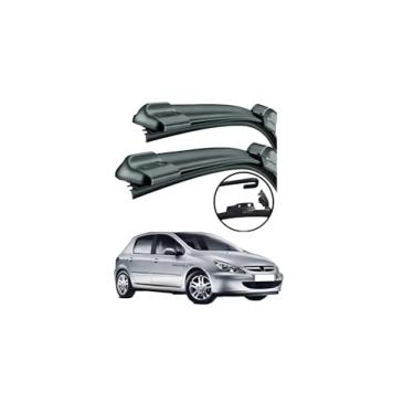 Imagem de Kit Par Palhetas Automotiva Limpadores Para-brisa Peugeot 306 307 93/2012