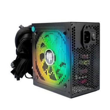 Imagem de Fonte De Alimentação PC Gamer Maximus Atx 650w RGB 80 Plus