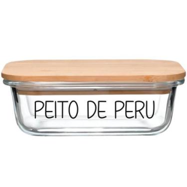 Imagem de Pote Hermético Vidro (1,040 Litros) Peito de Peru - Lehavi, Peito de P