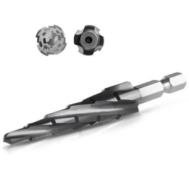 Imagem de Broca de degrau IRONANT Cobalt M35 3/16 a 1/2 com revestimento de TiAl