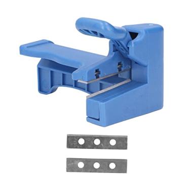 Imagem de Cortador de banda, aparador manual simples, à prova de ferrugem, rígido manual com 2 lâminas sobressalentes para fabricação de móveis