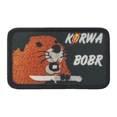 Imagem de Patch de castor com faca – Remendos engraçados com meme, remendo de moral tático militar com fecho de , adesivos fofos para mochilas, uniformes militares, jeans, jaquetas, coletes, chapéus e muito