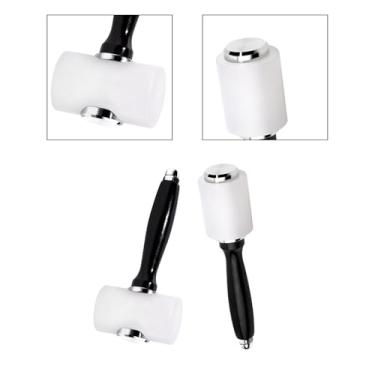 Imagem de predolo Martelo de Escultura em Couro com Cabeça em T, 2 Peças, Martelo de Nylon, Ferramenta Manual Prática para Marcenaria, para Trabalhos em Couro Feitos à