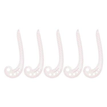 Imagem de 5pcs Comma Shaped Curva Régua Transparente 3231 DIY Francês Régua De Costura para Réguas Padrão Costura para Tailor Designers