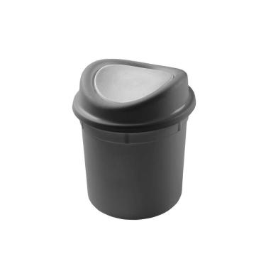 Imagem de Lixeira Basculante Para Pia 2,7 Litros Cinza