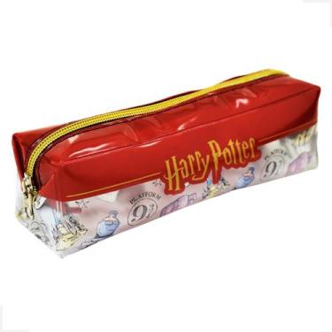 Imagem de Estojo escolar harry potter hogwarts pvc cristal com zíper - DAC, ESTO