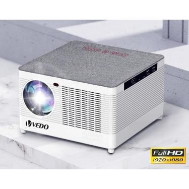 Imagem de Projetor LED Portátil LCD Full HD 1920X1080p 5G 4000 Lumens Multimídia