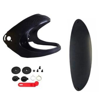Imagem de Pala suporte viseira fumê kit reparo capacete San marino - MOTOVISOR