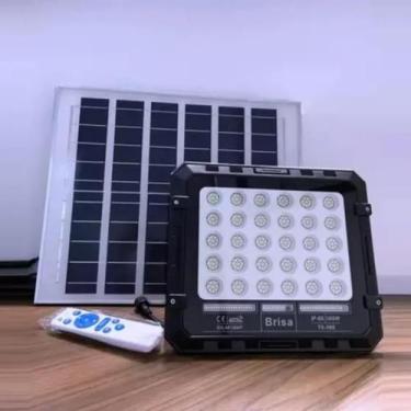 Imagem de Kit Com 2 Refletores Luz Led Solar 100w Com Controle Remoto - BRISA