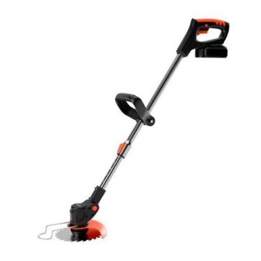 Imagem de Cortador De Grama Roçadeira Elétrica Aparador 2 Baterias 21V - It Blue