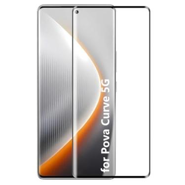 Imagem de Kepuch Protetor de Tela para Tecno Pova Curve 5G - Vidro Temperado 2 Pacotes