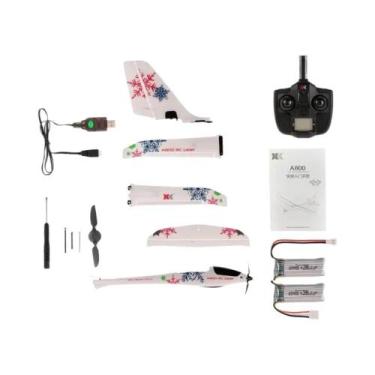 Imagem de 4CH 3D 6G Wltoys XK A800 RC Avião Controle Remoto Montagem Planador 24