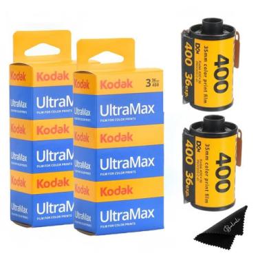 Imagem de Filme Kodak Ultramax 400 35mm 36exp para câmera de filme, pacote x6 - 