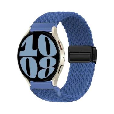 Imagem de Pulseira De Nylon Trançada Solo Loop Para Samsung Galaxy Watch 7 6 5 4
