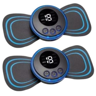 Imagem de Kit 2 Massageador Portátil Dor Pescoço Coluna Pernas - Mini Massager