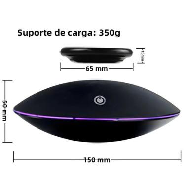 Imagem de 360 graus Suporte De Exibição De Levitação Magnética Rotativa Para Joi