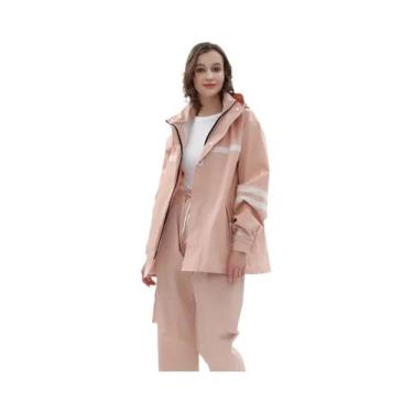 Imagem de Capa De Chuva Refletiva Para Adultos, Impermeável, Calças De Chuva Par