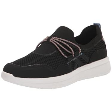 Imagem de Clarks Mocassim feminino Ezera Run, Black Combi, 38